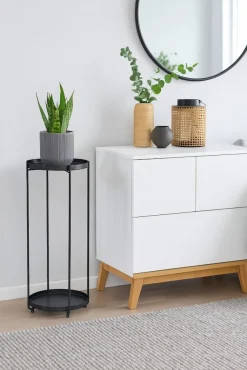 Möbel direkt online Blumenständer Iris XL schwarz Hot