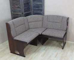 Möbel direkt online Eckbank 125x125 cm Madrid Buche weiß/azurblau New