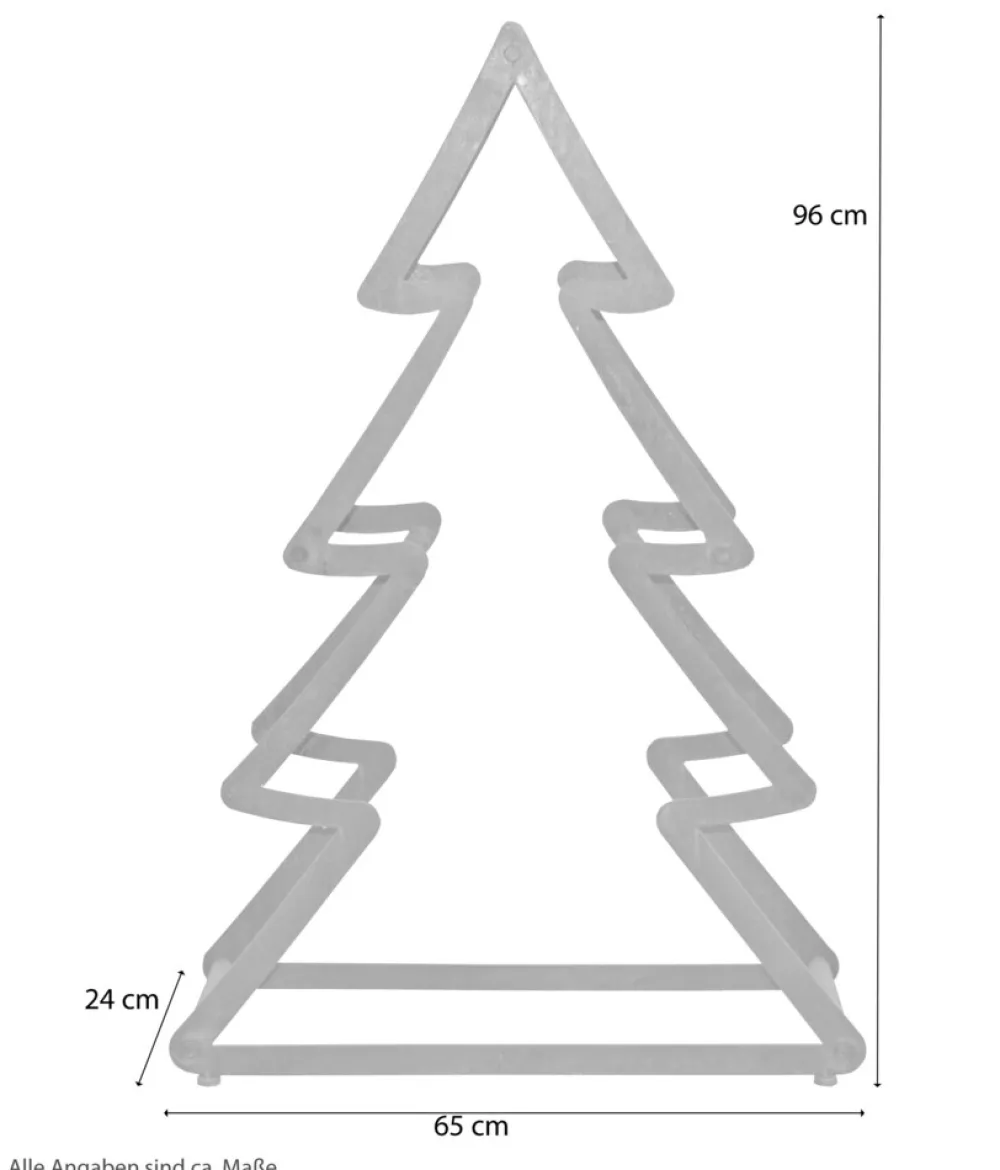 Möbel direkt online Metalldekoration "Baum" Stamm braun Discount