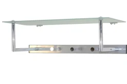Möbel direkt online Metallgarderobe "Catalina" alufarben Clearance