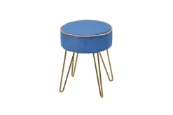 Sitzpouf Tinka blau ^ Möbel direkt online Sale