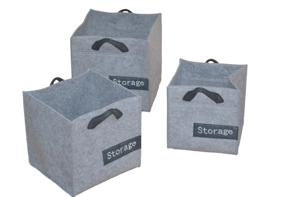 3tlg. Korb-Set Susi grau ^ Möbel direkt online Sale