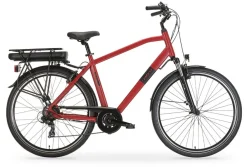 Elektro-Citybike RHEA  MAN 28 Zoll, rot ^ MBM Discount
