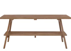 MCA Garderoben-Bank MCW-P56, Sitzbank Schuhregal Schuhablage Schuhbank Flurbank, 45x100x35cm, Massiv-Holz Eiche Outlet