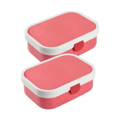 Mepal Brotdosen mit Einsatz Campus 700 ml 2er Set Pink & Pink Discount