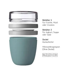 Mepal Lunchpot Mini Ellipse ø 9,1 cm Nordic Green Hot