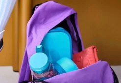 Mepal Lunchset (Flasche mit Klappdeckel) Campus 600 ml + 750 ml 2er Set Cool Blue