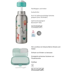 Lunchset mit Thermoflasche Campus 2er Set ^ Mepal Online