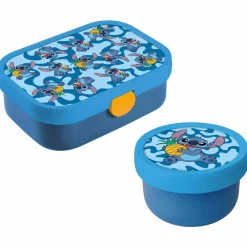 Mepal Obst- und Bentobox Stitch Campus 300 & 750 ml blau-gelb Hot