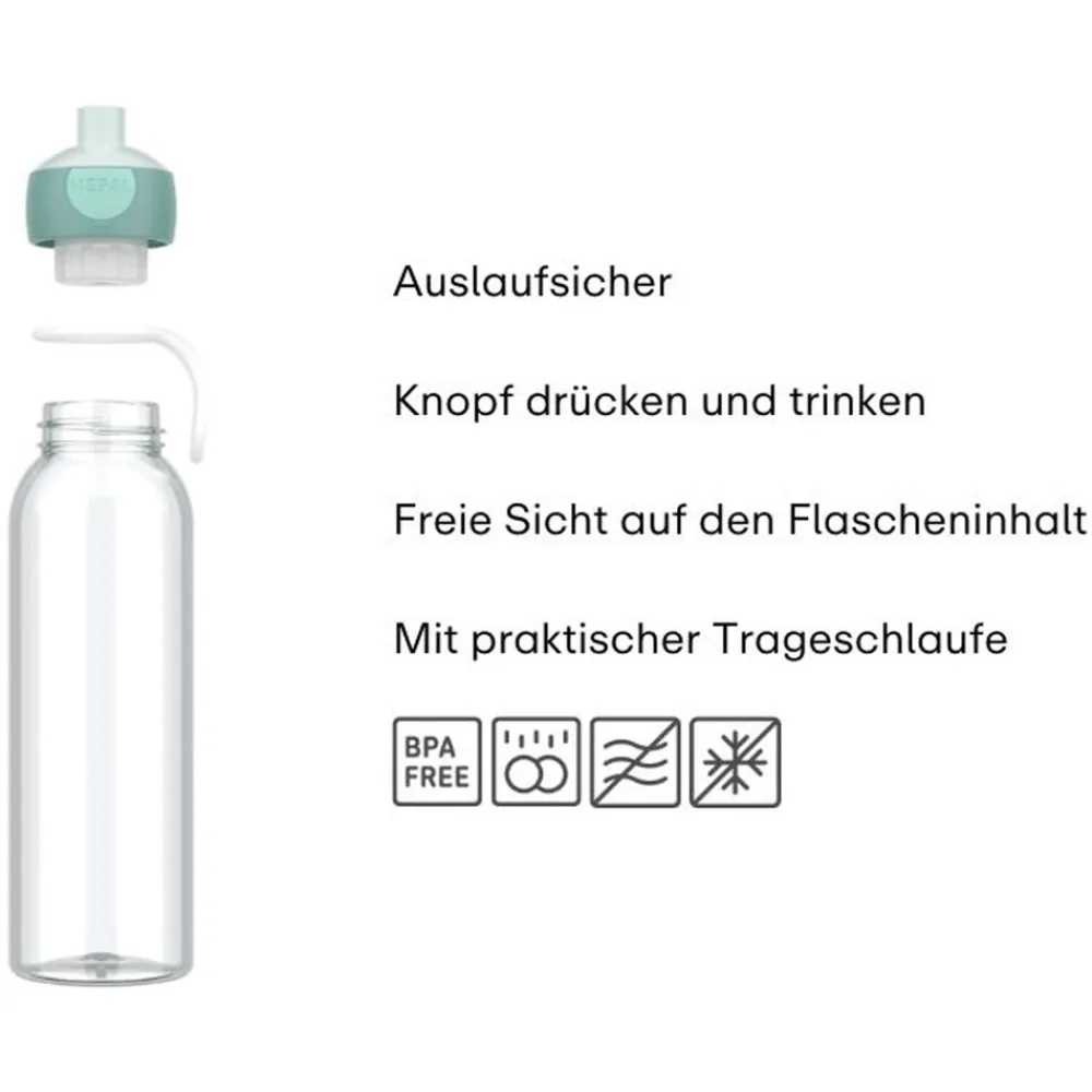 Wasserflasche Pop-Up Campus 2025 500 ml ^ Mepal Outlet