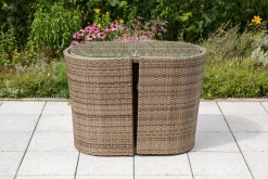 Merxx Ancona Sitzgruppe Garten & Balkon | Set 3 tlg. Tisch und zwei Stühle Clearance