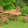 Merxx Cordoba Set 5tlg. Klappausziehtisch Discount