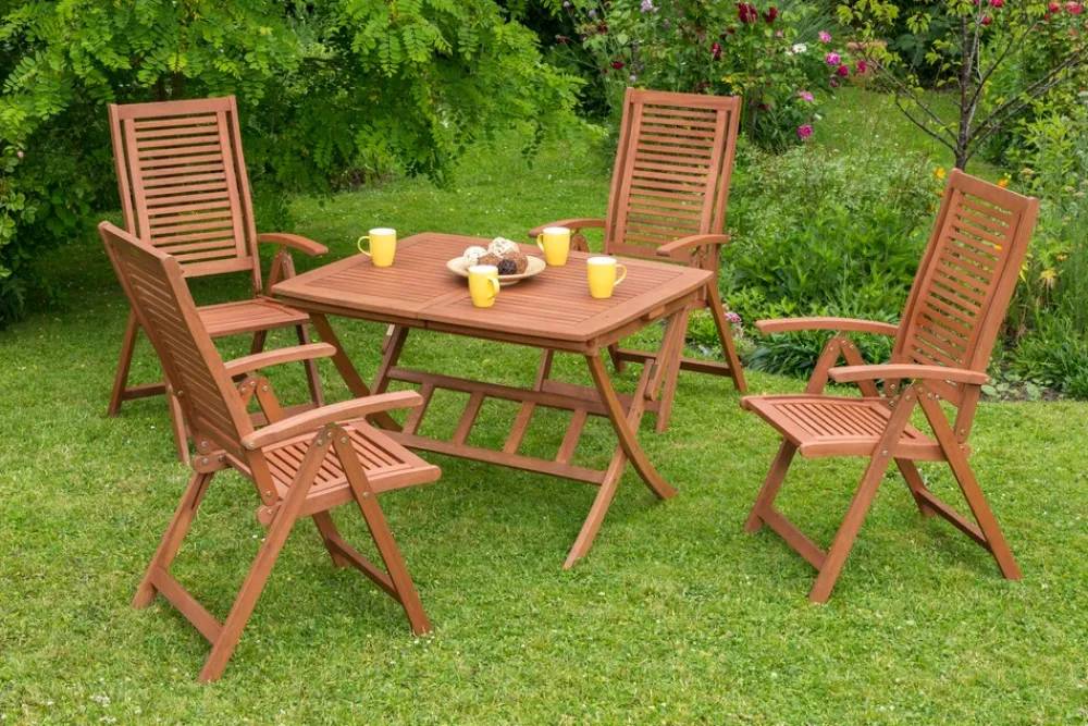 Merxx Cordoba Set 5tlg. Klappausziehtisch Discount