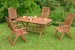 Merxx Cordoba Set 5tlg. Klappausziehtisch Discount