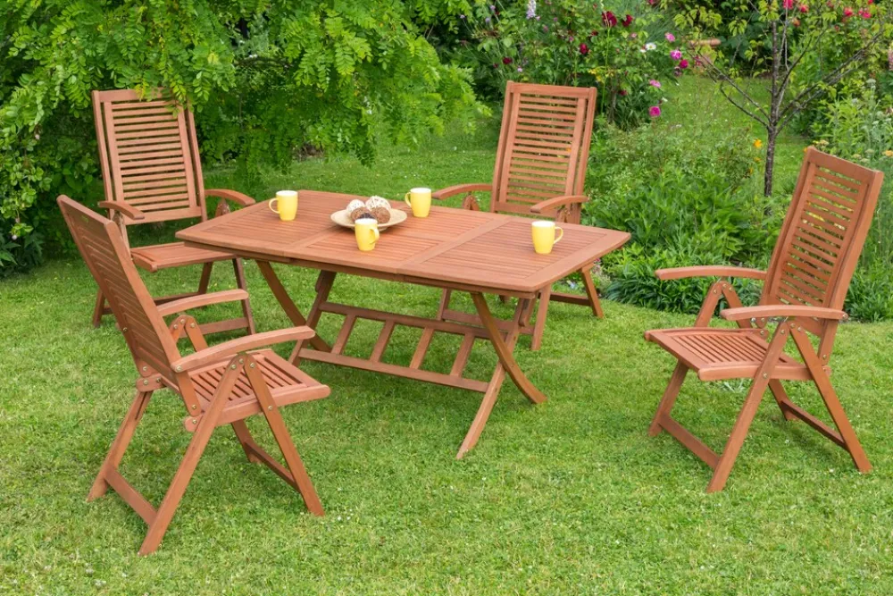 Merxx Cordoba Set 5tlg. Klappausziehtisch Discount