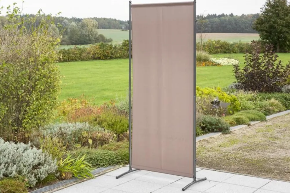 Merxx Sichtschutz Textil, schmal, taupe Hot