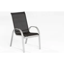 Merxx Tischgruppe Amalfi, 5-tlg. ca. 140/200 x 90 cm, schwarz marineblau