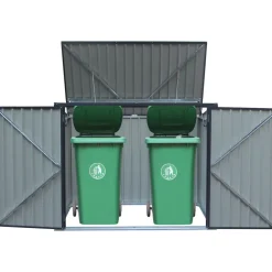 Westmann Metall Mülltonnenbox anthrazit, 172x100x131 cm Hot
