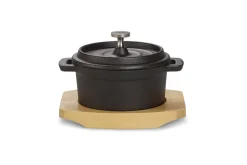 ECHTWERK Mini-Kochtopf aus Gusseisen, 10 x 13 x 4,8 cm Discount