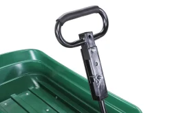 Miweba Bollerwagen Dumper, verriegelbare Kippfunktion, robuste PP-Wanne, Anhängerkupplung, bis 300kg Grün Sale
