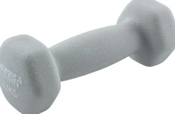 Miweba Sports Gymnastikhanteln 2er-Set NKH100, bodenschonend, 0,5-10 kg, Anti-Rutsch-Oberfläche (Grau, 2x 0,5 Kg) Sale