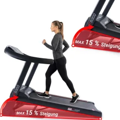 Laufband Home Track HT5000, mit Steigung, 2600 Watt, große Lauffläche, 1-18 km/h ^ Miweba Sports Clearance