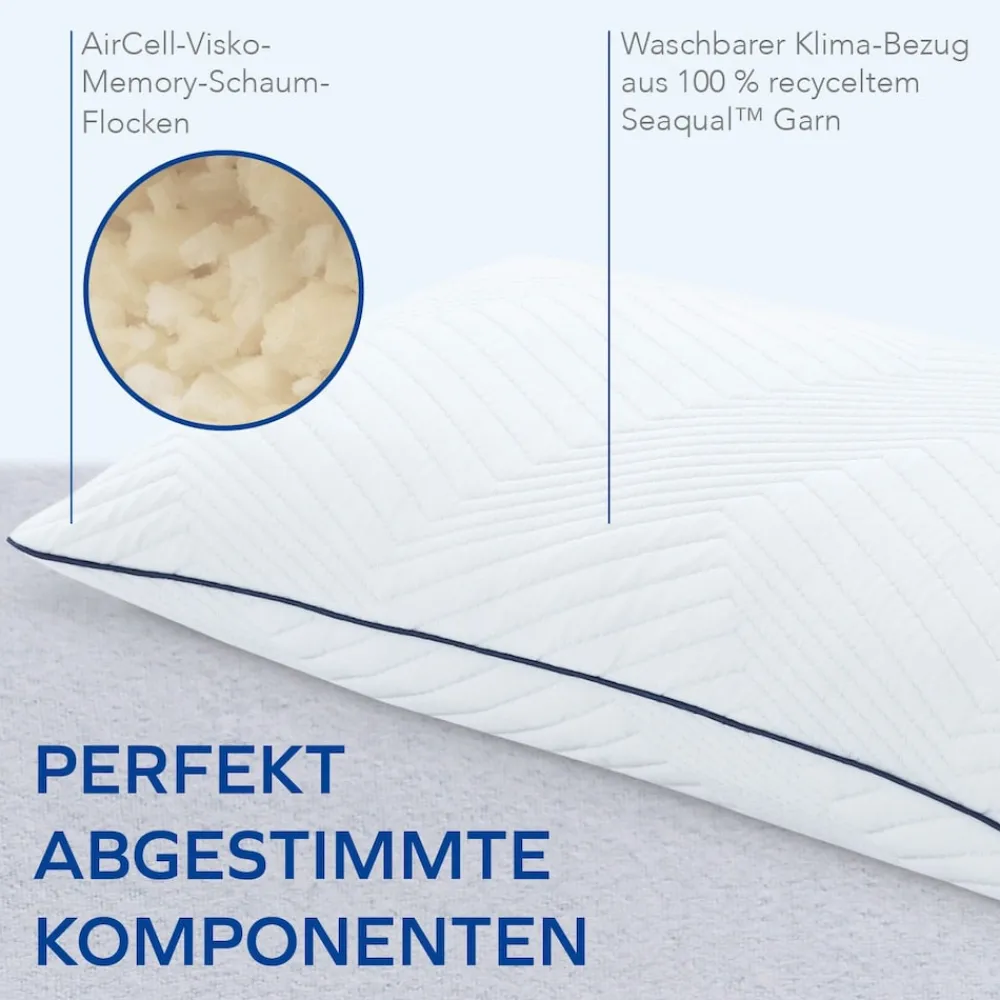 Kopfkissen »Lono« XXL, 80x40 cm ^ MLILY