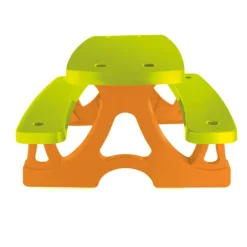 Kinderbank, Kindersitzgruppe 10722 für drinnen und draußen 79x78x49 cm ^ Mochtoys Outlet
