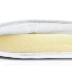 Moni Babybettmatratze Dreamland Faltmatratze, 120 x 60 x 5 cm, Bezug waschbar weiß 2 Discount