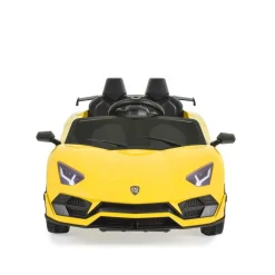 Moni Kinder Elektroauto Chiara Musik Fernbedienung zwei Motoren Kunststoffreifen gelb rot Best