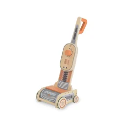 Kinder-Spielzeug Staubsauger W10D888 Holz, Spiel-Schmutz, Räder, ab 3 Jahre ^ Moni New