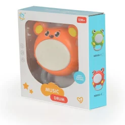 Musikspielzeug Trommelbär MBX05-2, Musik, Trommelgeräusche, Tierstimmen ^ Moni Sale