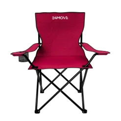 ® Campingstuhl Faltstuhl, 2er Set, schwarz, mit Getränkehalter und Tragetasche Outdoor, faltbar max. 100kg, Angerstuhl, Klappstuhl ^ 24MOVE Best