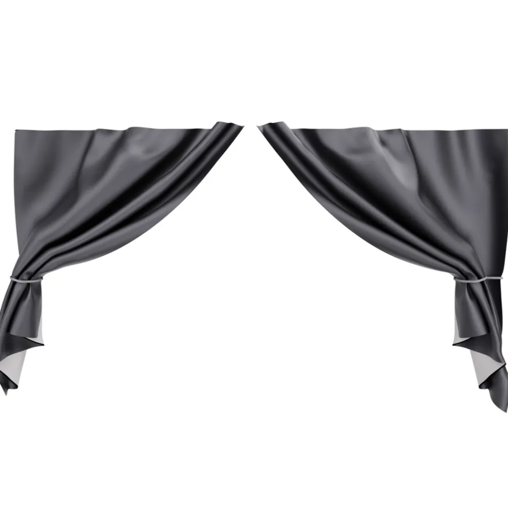 ® Pavillon Seitenteile 2er Set 2x3m mit Fenster & Reissverschluss, wasserdicht, grau - für Partyzelt, Festzelt, Festivals ^ 24MOVE Discount
