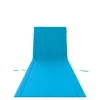 24MOVE ® Strandmatte 2er Set klappbar mit Rückenlehne, Strandliege mit Gurt, tragbar für Strand und Garten, Liegematte blau Outlet
