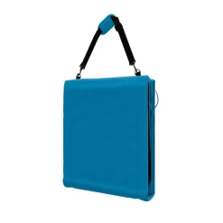 24MOVE ® Strandmatte 2er Set klappbar mit Rückenlehne, Strandliege mit Gurt, tragbar für Strand und Garten, Liegematte blau Outlet