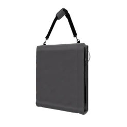 ® Strandmatte 1er Set klappbar mit Rückenlehne, Strandliege mit Gurt, tragbar für Strand und Garten, Liegematte grau ^ 24MOVE