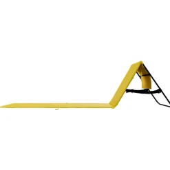 24MOVE ® Strandmatte 2er Set klappbar mit Rückenlehne, Strandliege mit Gurt, tragbar für Strand und Garten, Liegematte gelb Sale