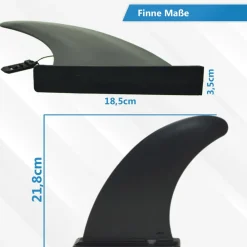 24MOVE ® SUP Finne für SUP Stand Up Board, Abziehbare Mittelflosse Surfbrett SUP Longboard Finne, Ersatz, Paddleboard Online