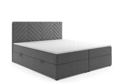 M-Punkt Boxspringbett MALIBU mit Bettkasten 180 x 200 cm - Anthrazit Online