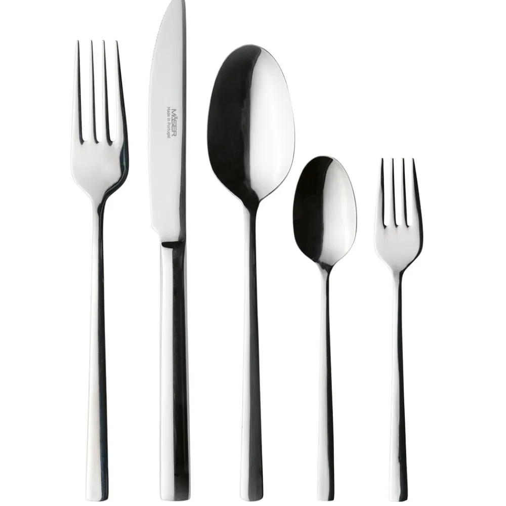 Mäser Besteck-Set, Edelstahl Oneda Silber Online