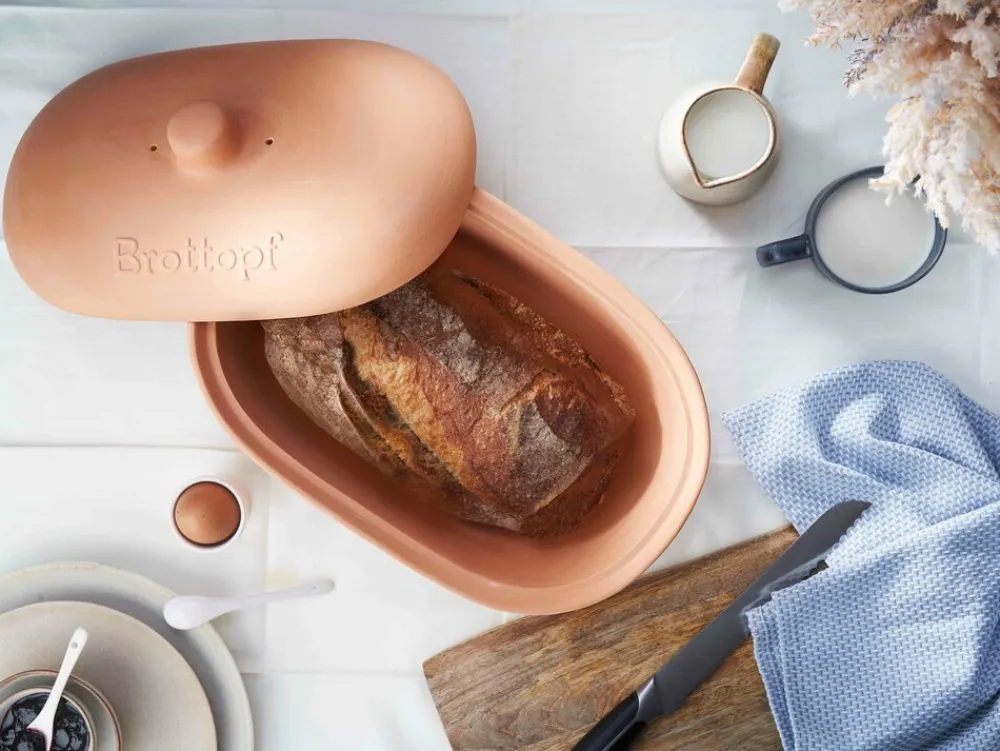 Mäser Brottopf, Steingut Ceramica Braun Best