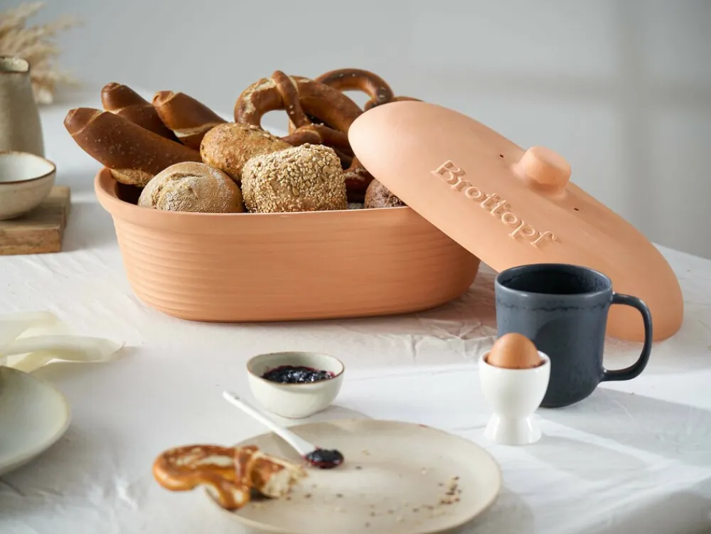 Mäser Brottopf, Steingut Ceramica Braun Best