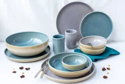 Mäser Schüssel Set, Steinzeug Candy Flieder New