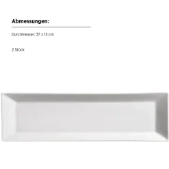 Mäser Tellerset rechteckig TRENDY LINE Elfenbein Online