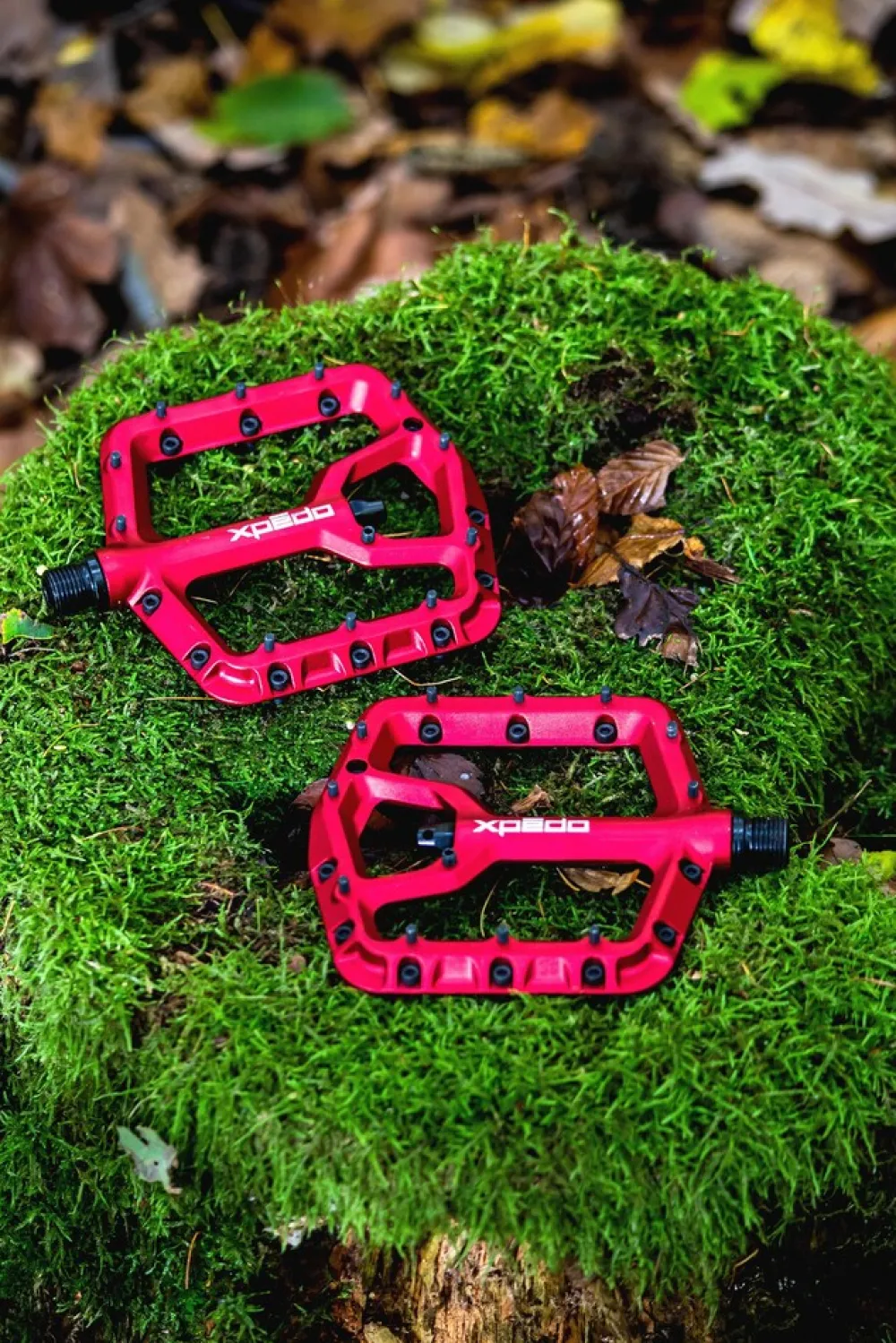 70 XPEDO MTB/Plattform Pedal TRIDENT, rot, 9/16" Hot