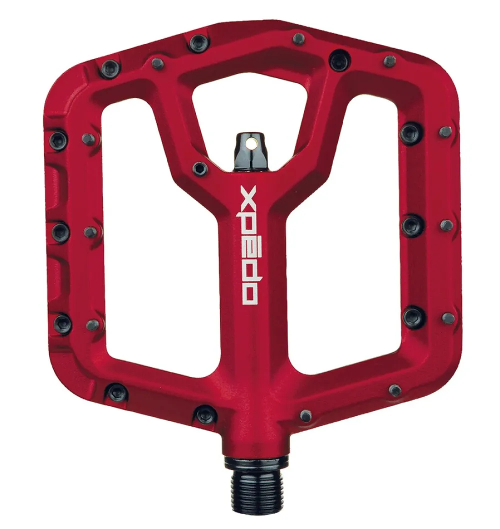 70 XPEDO MTB/Plattform Pedal TRIDENT, rot, 9/16" Hot