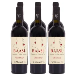 BAASI Pirosmani Rotwein 13,0 % vol 6 x 0,75 Liter ^ Mtevani Discount