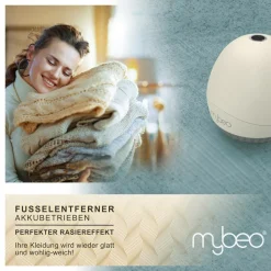 elektrischer Fusselentferner mit Akku, USB-Ladekabel, Sicherheitsschalter, für Kleidung & Polster ^ MyBeo Sale