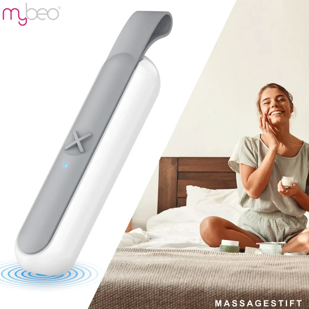Massagestift, elektrisch, Vibration und Wärme, für Wohlbefinden der Haut ^ MyBeo Hot